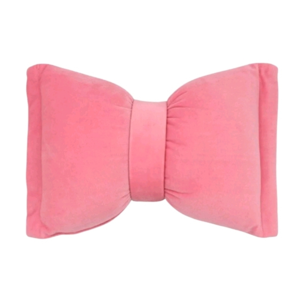 Target Bullseye's Playground Valentine's Day Pink Bow Pillow 14"L x 10"W (NWT)